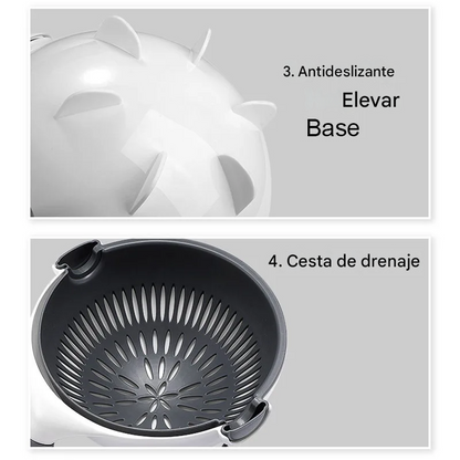 Rallador 9 En 1 Prepara tus comidas en segundos y sin esfuerzo