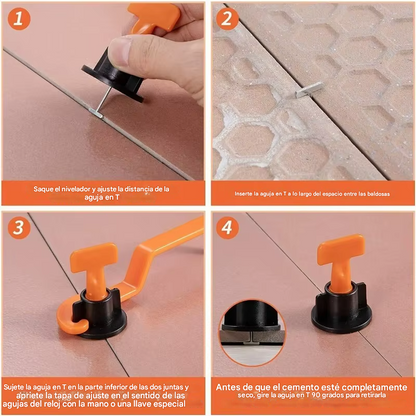 Kit Nivelador De Cerámica 50 unds