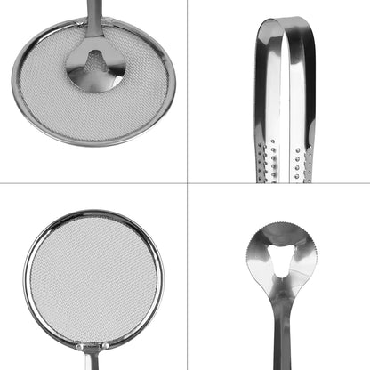 Pinza Colador 2 en 1 - Acero Inoxidable | Agarra, Escurre y Sirve Sin Quemarte