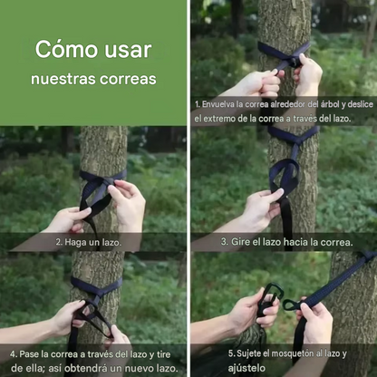 Hamaca Premium Con Toldillo Antimosquitos