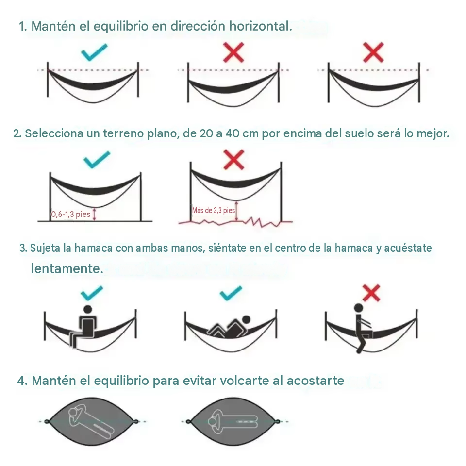 Hamaca Premium Con Toldillo Antimosquitos