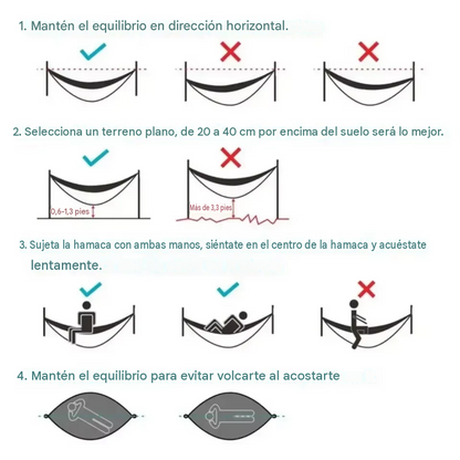 Hamaca Premium Con Toldillo Antimosquitos