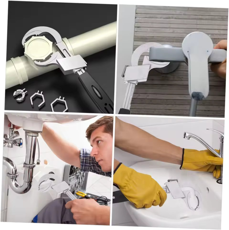 Llave Cocodrilo 3 en 1 – Una Llave, 3 Soluciones