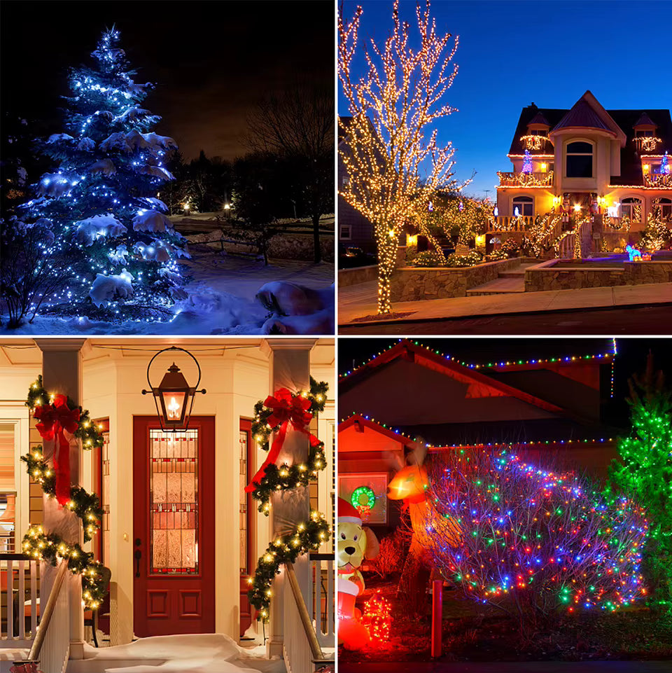 Luces Solares LED 10M - 100 Luces que Decoran sin Aumentar tu Recibo