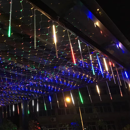 Cortina de Luces LED Lluvia de Meteoritos