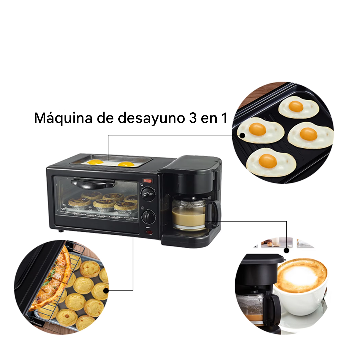 Horno Multifuncional 3 en 1