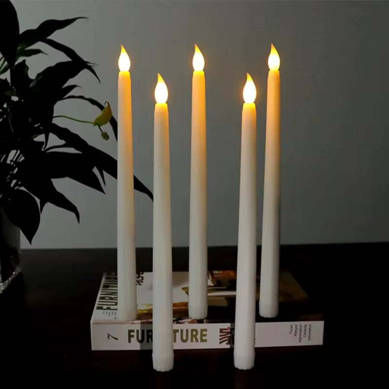 Velas LED x2 Efecto Llama Real y Luz Cálida