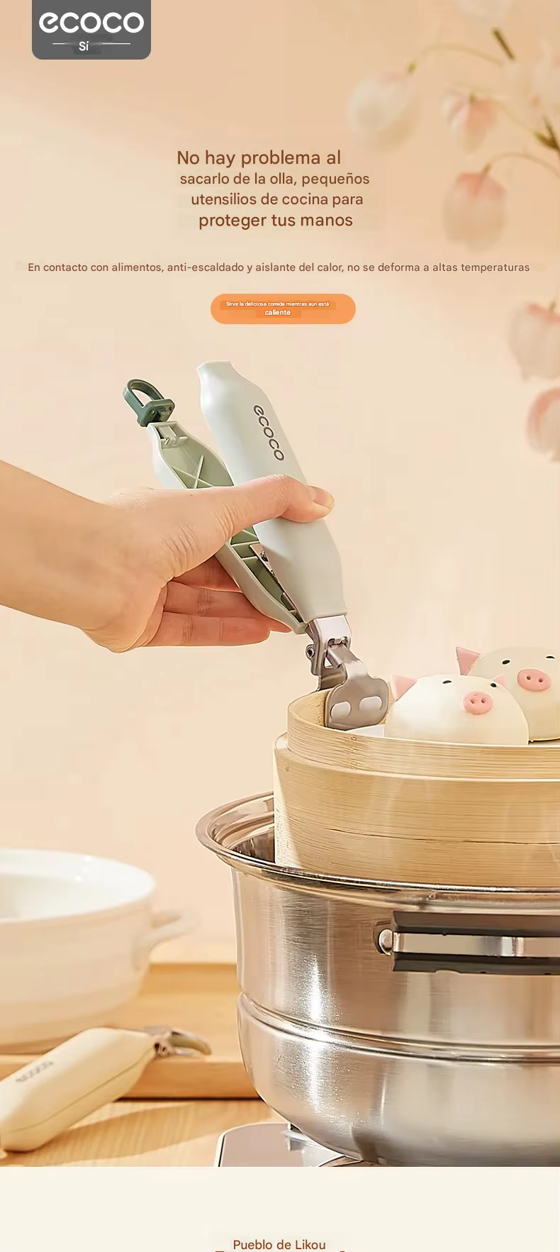 Mango Portable Universal para Utensilios de Cocina