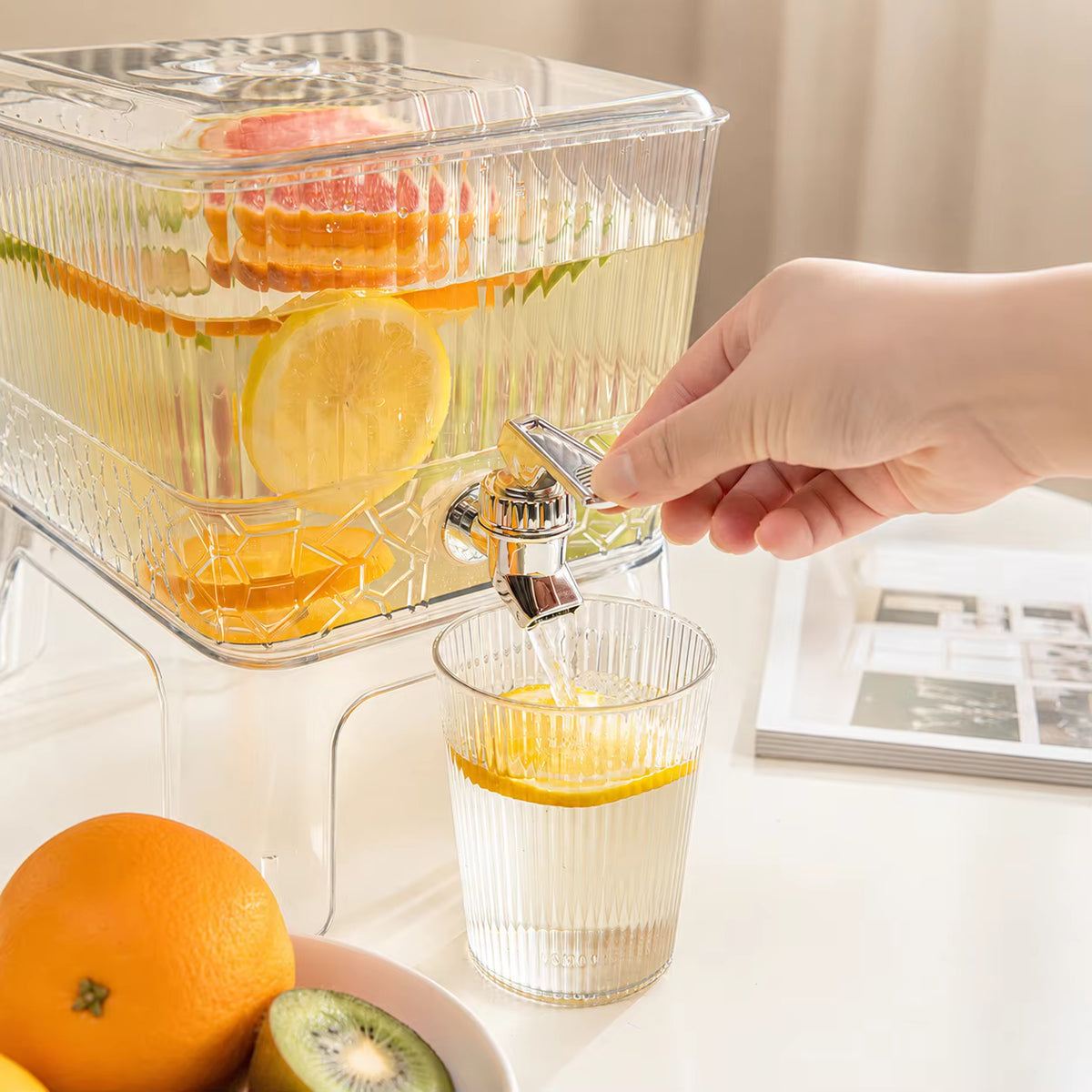 Dispensador de Bebidas 4.2L con Grifo Dispensador