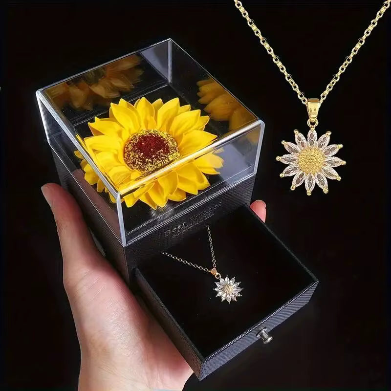 Set Collar Girasol [Estuche de Lujo GRATIS]