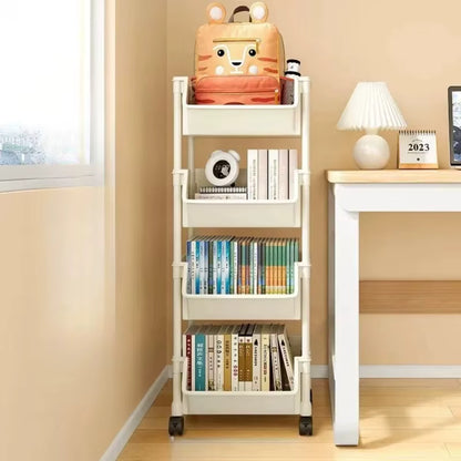 Carrito Organizador Multiusos de 3 Niveles con Ruedas