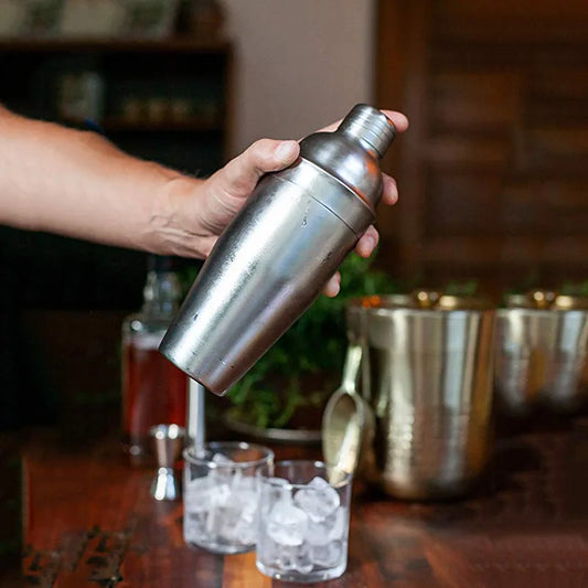 Kit de Coctelería de Acero Inoxidable