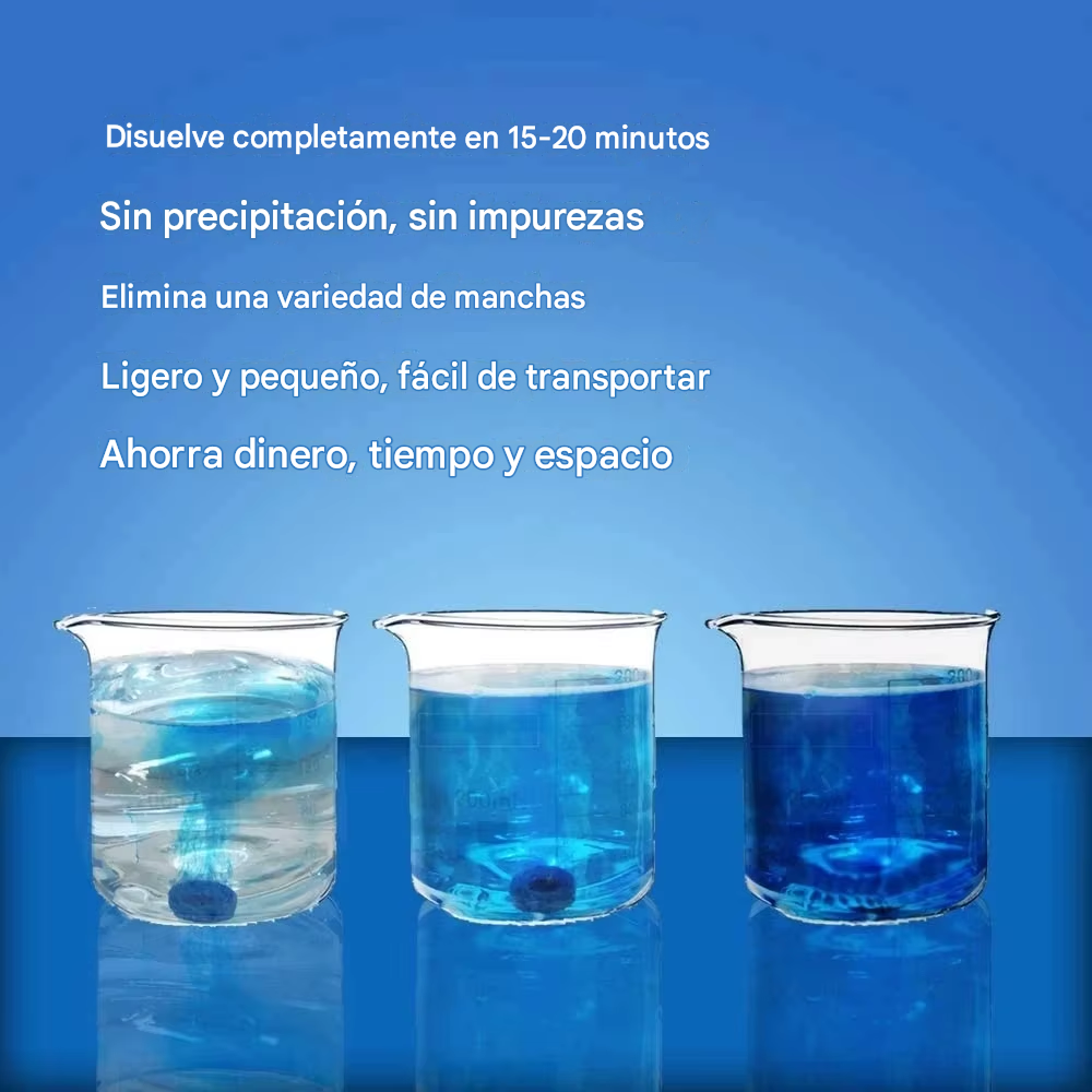 Pastillas Limpia Parabrisas Efervescentes – Caja de 10 Unidades / 20L