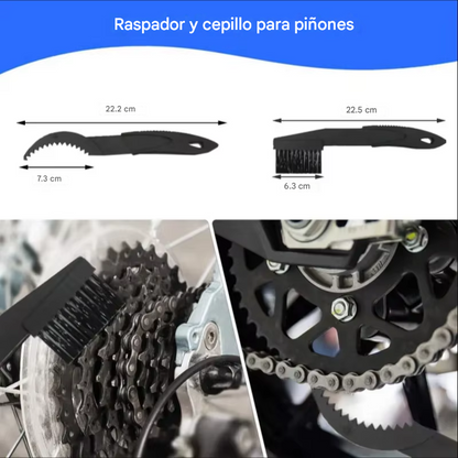 Kit de Limpieza para Cadena de Bicicleta
