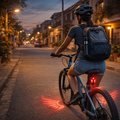Luz Trasera Premium Alas con Proyección Láser