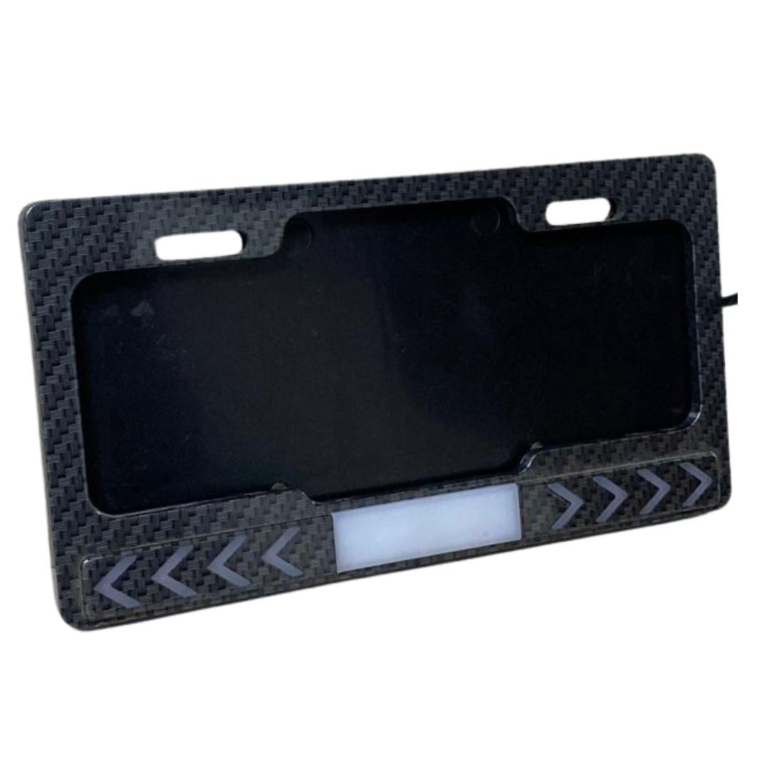 Porta Placa LED con Stop y Direccionales Dinámicas