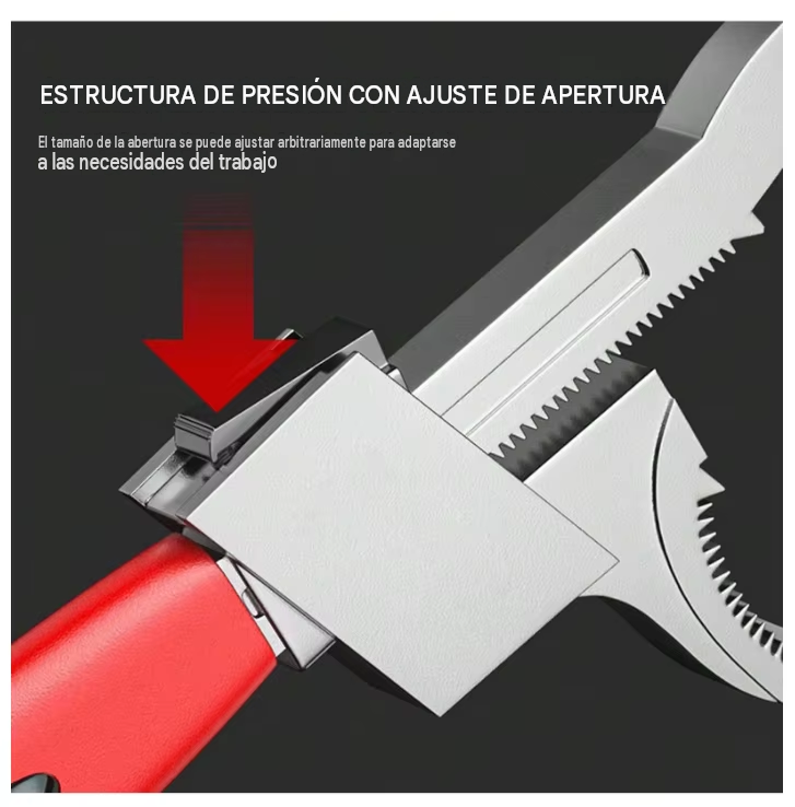 Llave Cocodrilo 3 en 1 – Una Llave, 3 Soluciones