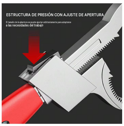 Llave Cocodrilo 3 en 1 – Una Llave, 3 Soluciones
