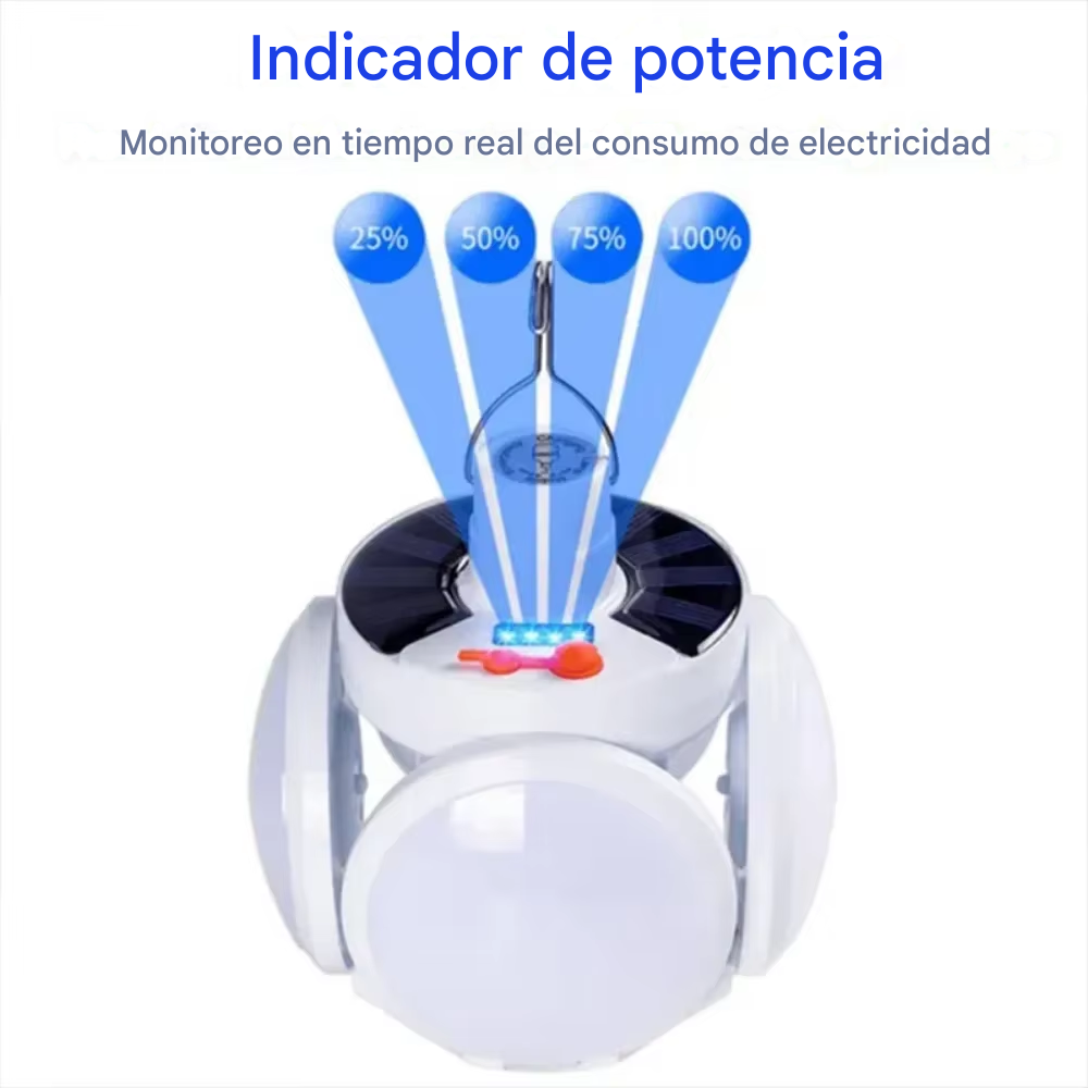 BOMBILLA LED SOLAR EXPANDIBLE