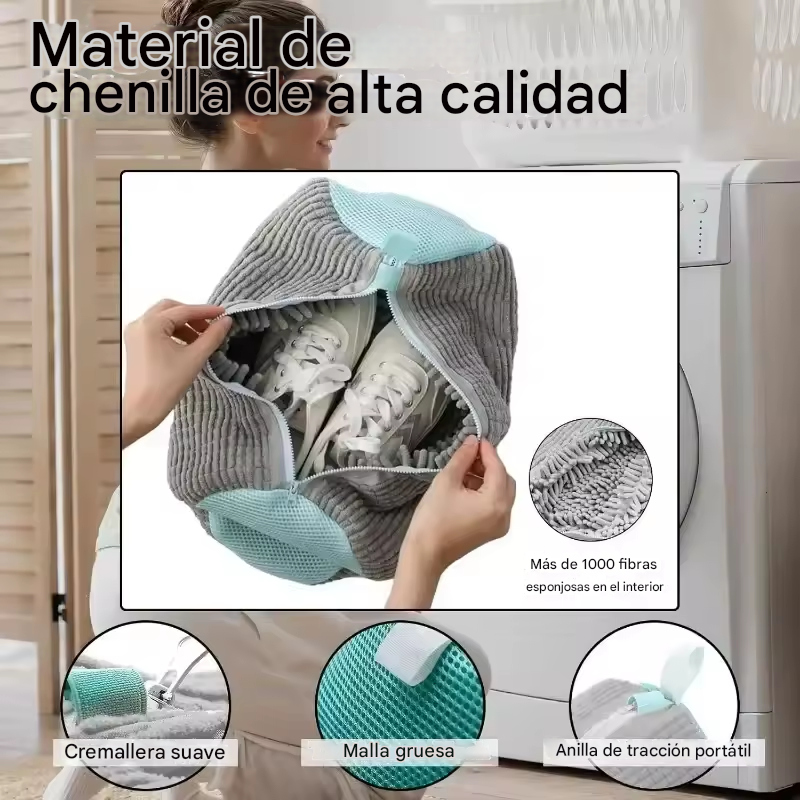 Funda Para Lavado de Zapatos en Lavadora