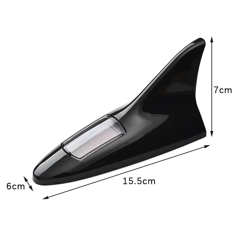 Antena Shark Light™ — Luz LED Solar Inteligente para tu Carro
