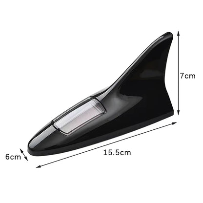 Antena Shark Light™ — Luz LED Solar Inteligente para tu Carro