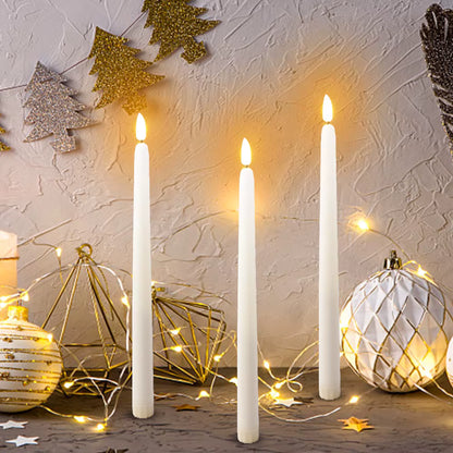 Velas LED x2 Efecto Llama Real y Luz Cálida