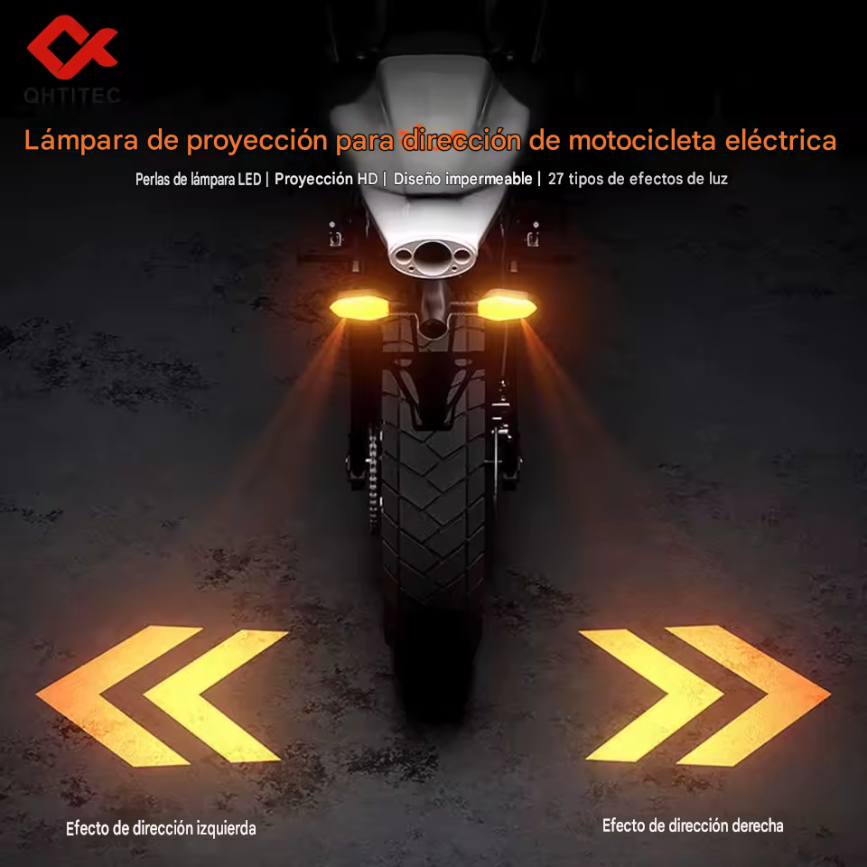 Direccionales LED Proyección de Flecha en el Suelo