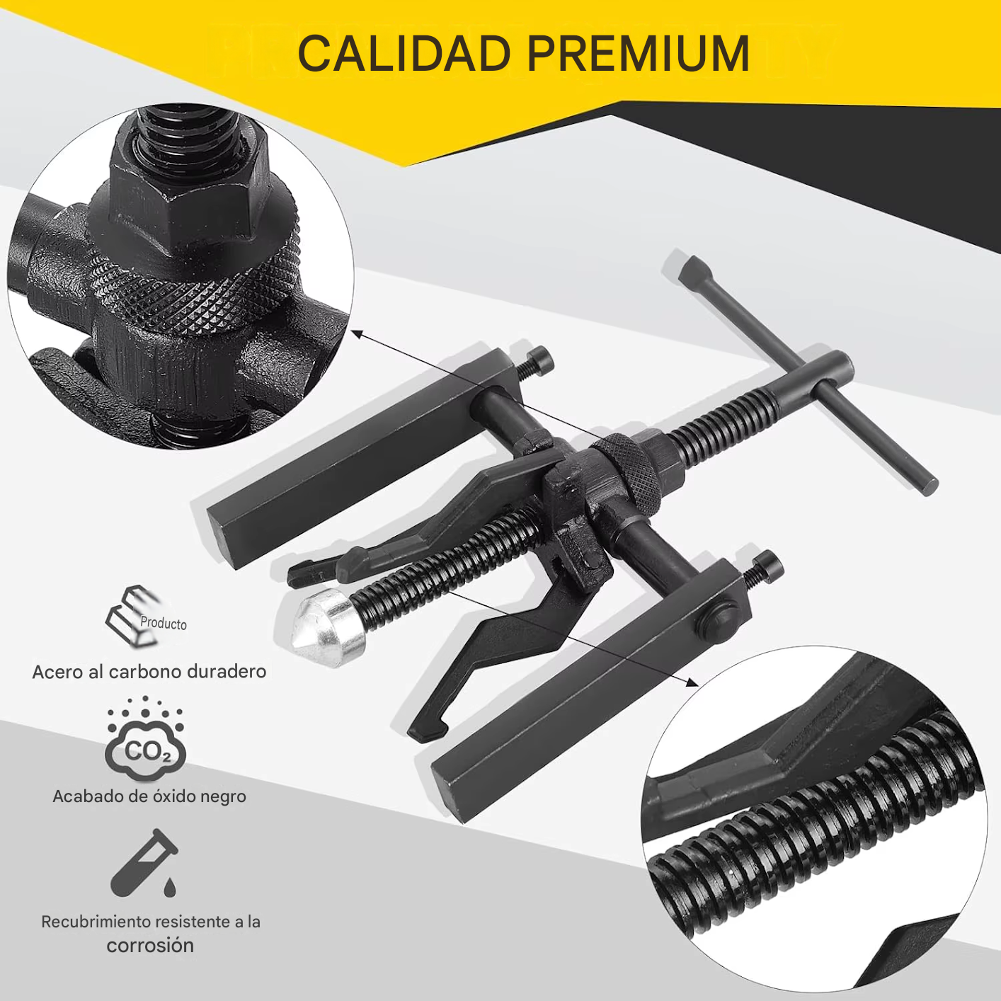 EXTRACTOR DE RODAMIENTOS 3 GARRAS – ACERO TEMPLADO