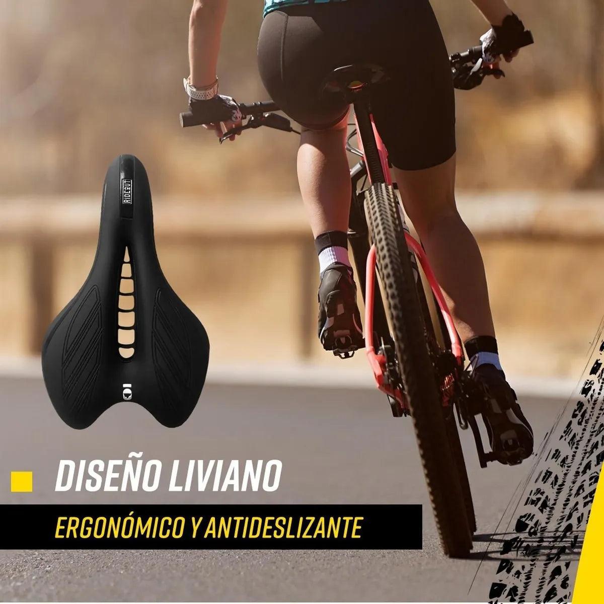 SILLÍN SPORT ERGONÓMICO CON CANAL CENTRAL