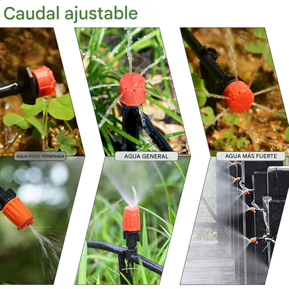 Set De Riego Por Goteo Automático Para Jardín Y Plantas