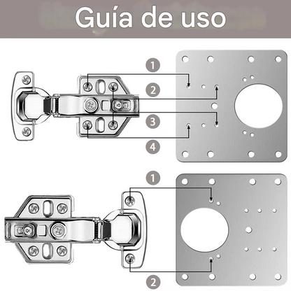 Kit Reparación de Bisagras x8