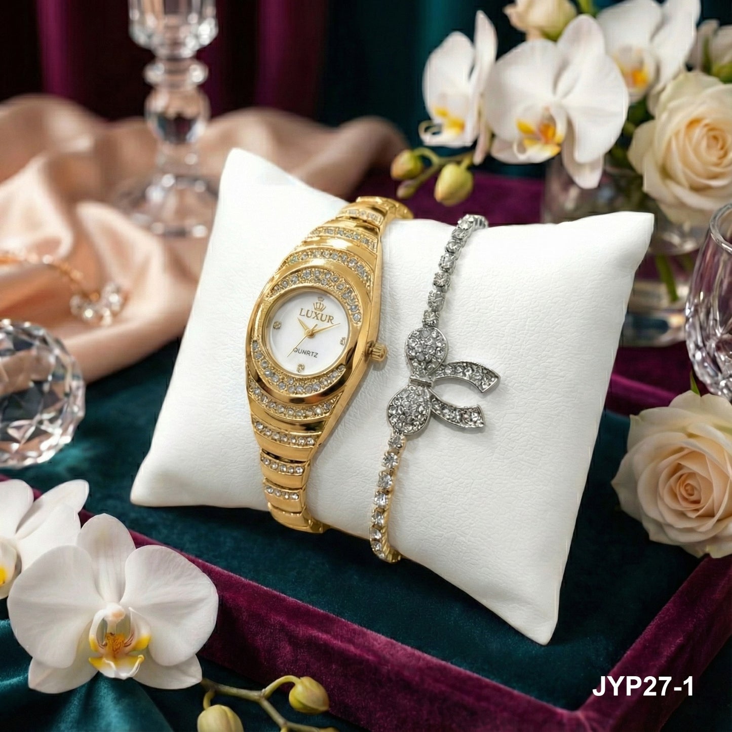 SET LUXUR – Reloj + Pulsera [Estuche de Lujo GRATIS]