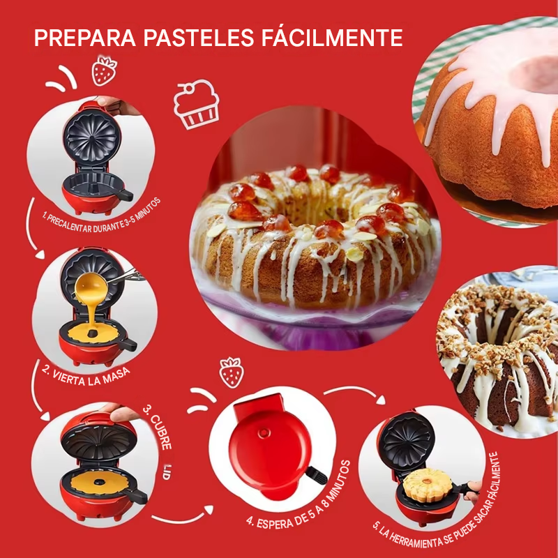 Máquina Eléctrica para Tortas – Cocina Rápido y Sin Horno