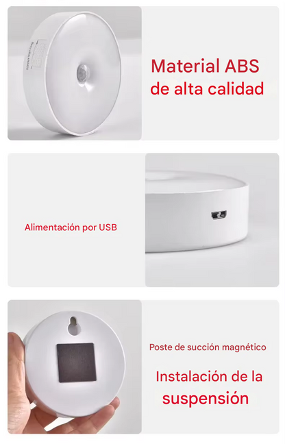 Lamparas Con Sensor Luz Blanca/Calida Promo x3