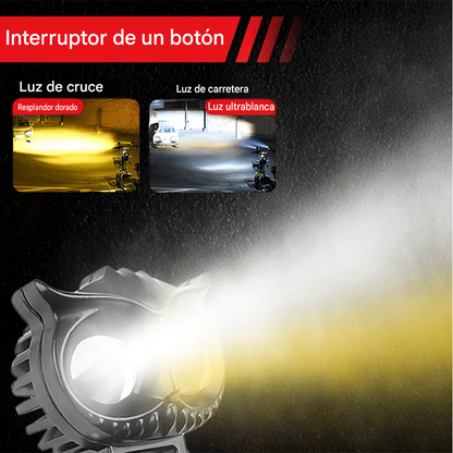 Par Exploradoras LED Tipo Búho TB501 - Bicolor + Switch Incluido
