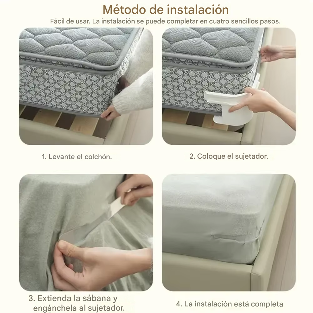 Sujetadores De Sabanas Antideslizante Set x 4 unidades