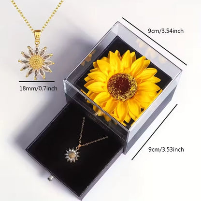 Set Collar Girasol [Estuche de Lujo GRATIS]