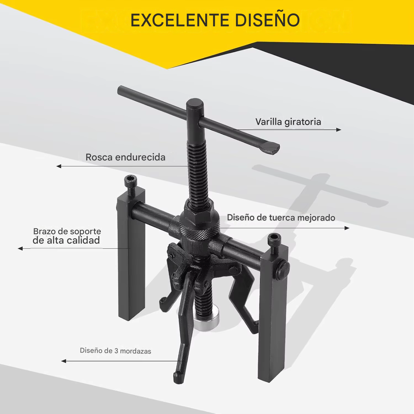 EXTRACTOR DE RODAMIENTOS 3 GARRAS – ACERO TEMPLADO