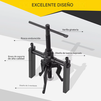 EXTRACTOR DE RODAMIENTOS 3 GARRAS – ACERO TEMPLADO