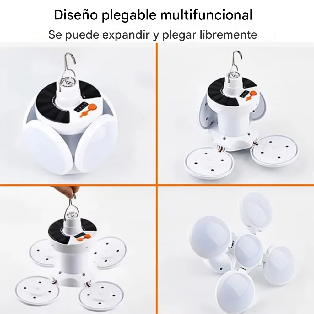 BOMBILLA LED SOLAR EXPANDIBLE