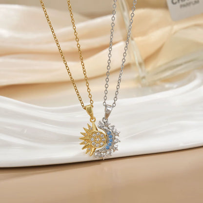 Collar Dúo Sol y Luna [Estuche de Lujo GRATIS]