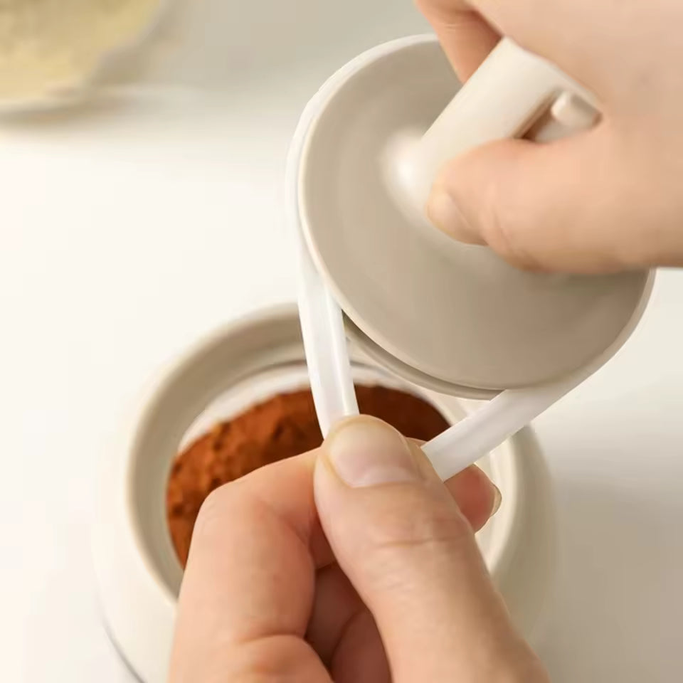 Frascos de Vidrio con Cuchara Retráctil — Pack x3