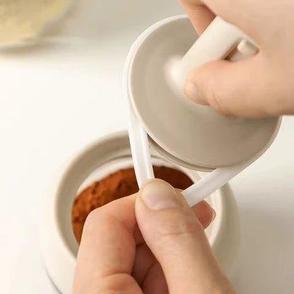 Frascos de Vidrio con Cuchara Retráctil — Pack x3