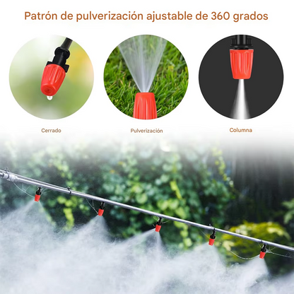 Set De Riego Por Goteo Automático Para Jardín Y Plantas