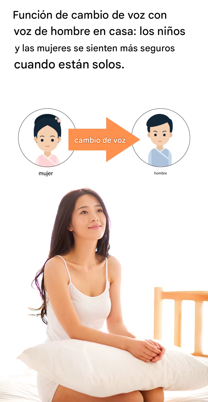 Timbre Inteligente Con Cámara y Altavoz