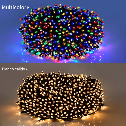 Luces Solares LED 10M - 100 Luces que Decoran sin Aumentar tu Recibo