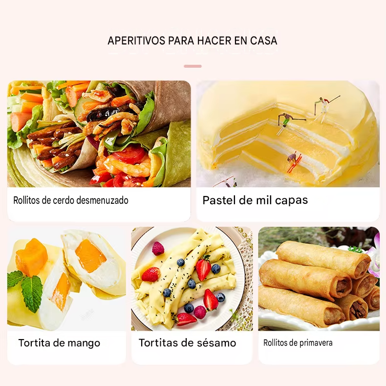 Crepera Eléctrica Antiadherente