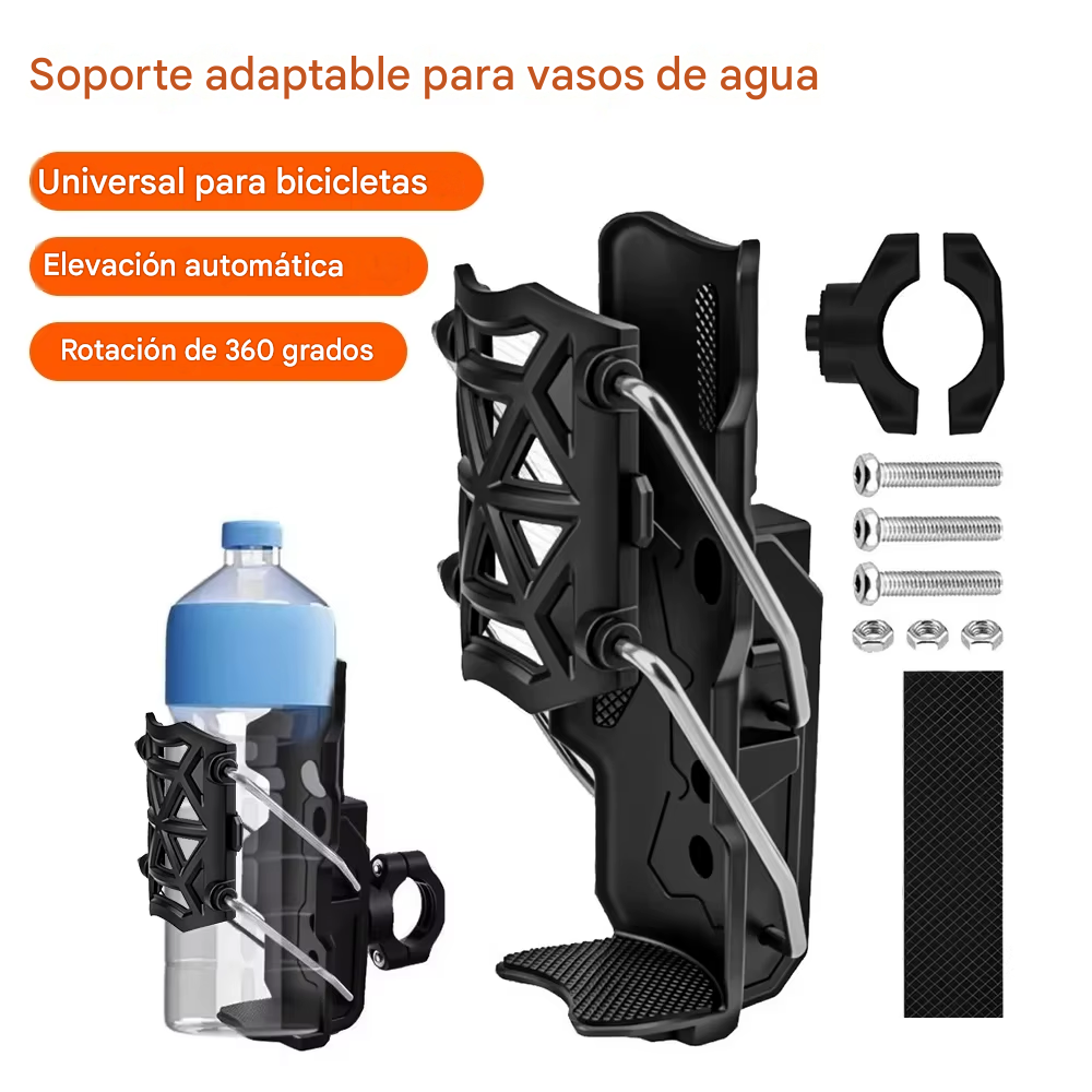 Portabidón Premium 360° Ajustable para Motos y Bicicletas