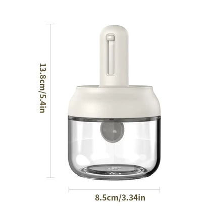 Frascos de Vidrio con Cuchara Retráctil — Pack x3